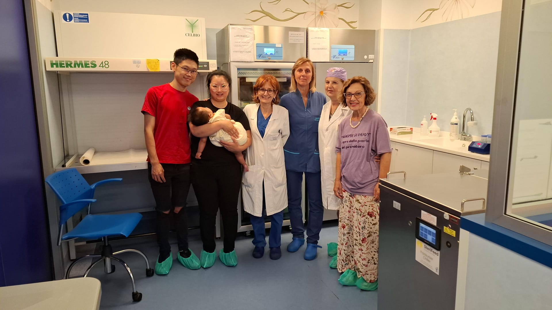 donazione congelatore banca del latte ospedale Garibaldi Nesima